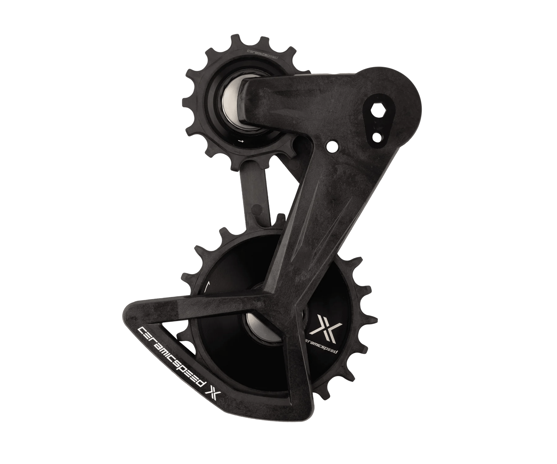 Ceramic Speed Oversize Pulley Wheel X - Beltrami TSA / Sram AXS t-type 12sp. / Black