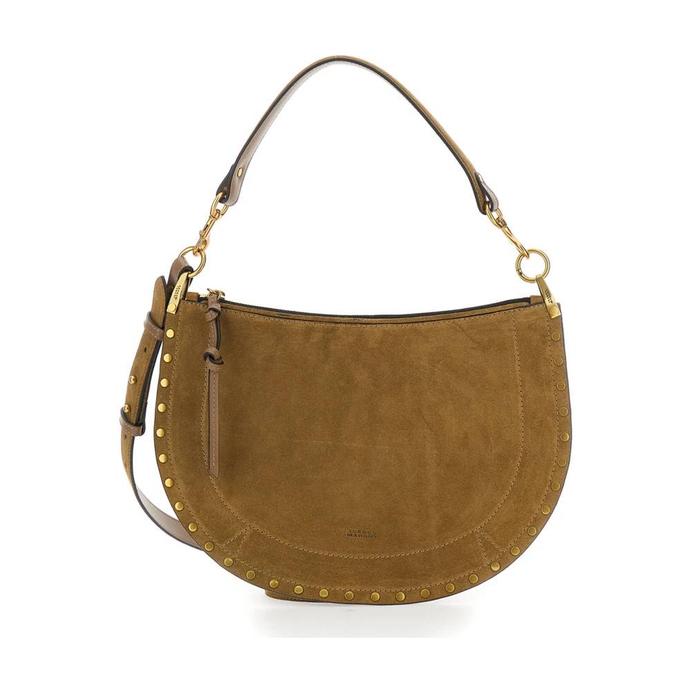 Isabel Marant Oskan Soft Zip Bag - Tasker - Dame - Grå - ONE SIZE - Uld