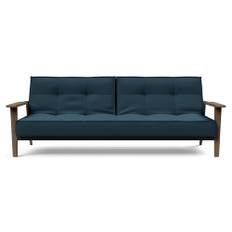 Splitback Frej Sovesofa, Røget eg, Argus/Navy Blue