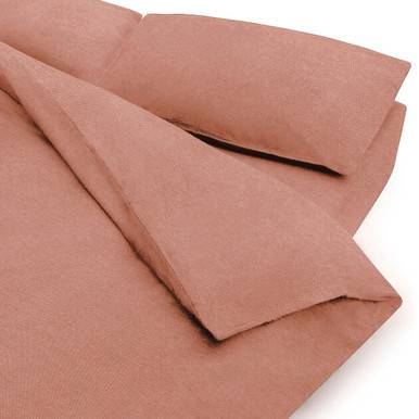 MUJI | Washed Cotton Duvet Cover ‐ Queen Brown