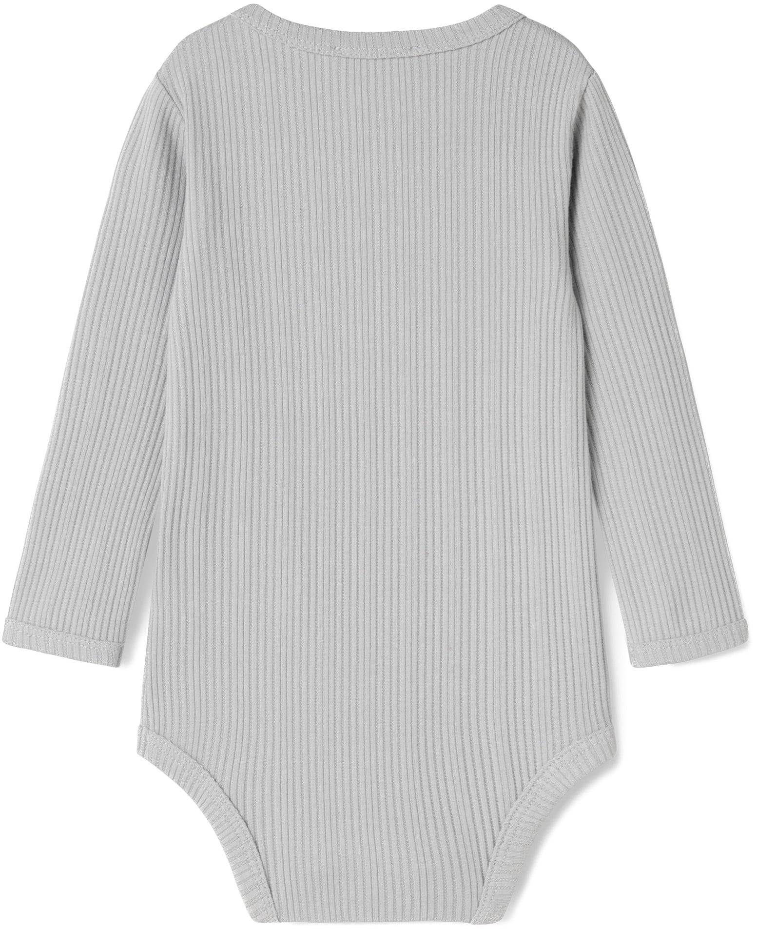 MarMar Copenhagen Benedicte Stl. 9M/74 unisex - Långärmad Body Från Magasin - Blue Haze (9M/74)