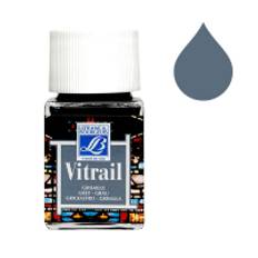 Lefranc Bourgeois Vitrail glas & porslinsfärg 251 | grå | 50ml