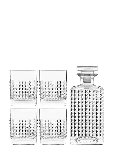 Luigi Bormioli Whiskyset elixir 5 delar - Kannor & Karaffer - TRANSPAREN / clear