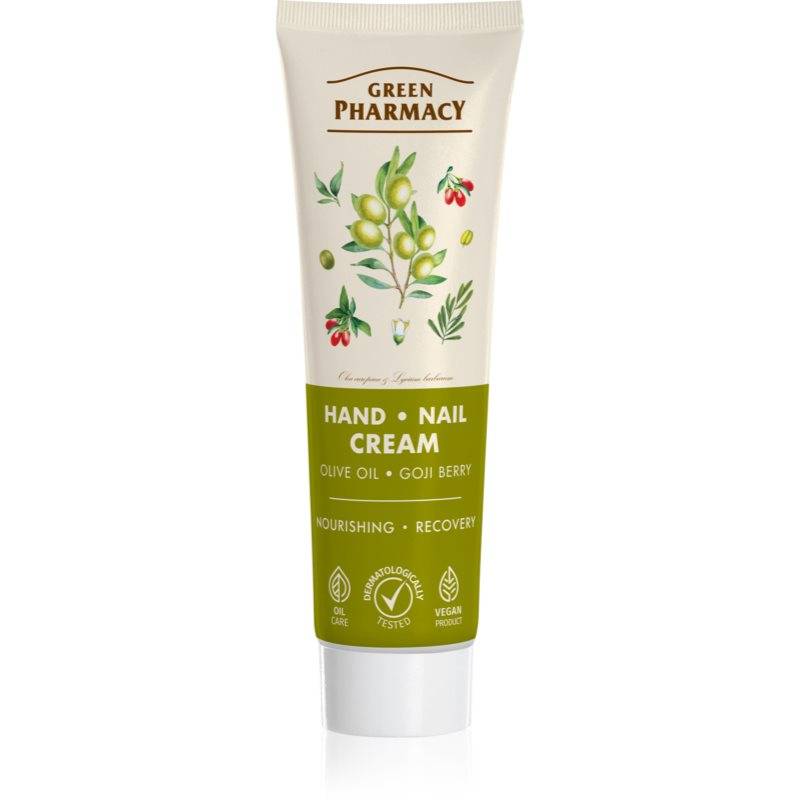 Green Pharmacy Olive & Goji Berry Hand & Nail Cream Handkräm 100 ml
