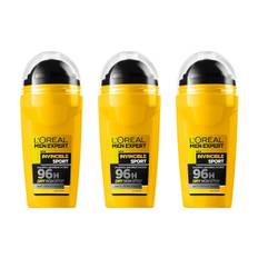 L'Oréal Paris Men Expert Roll-On Deo 3-pk Invincible Sport Deodorant For Men - 50 ml