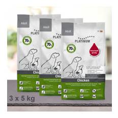 15 kg PLATINUM Kylling voksen Hundefoder
