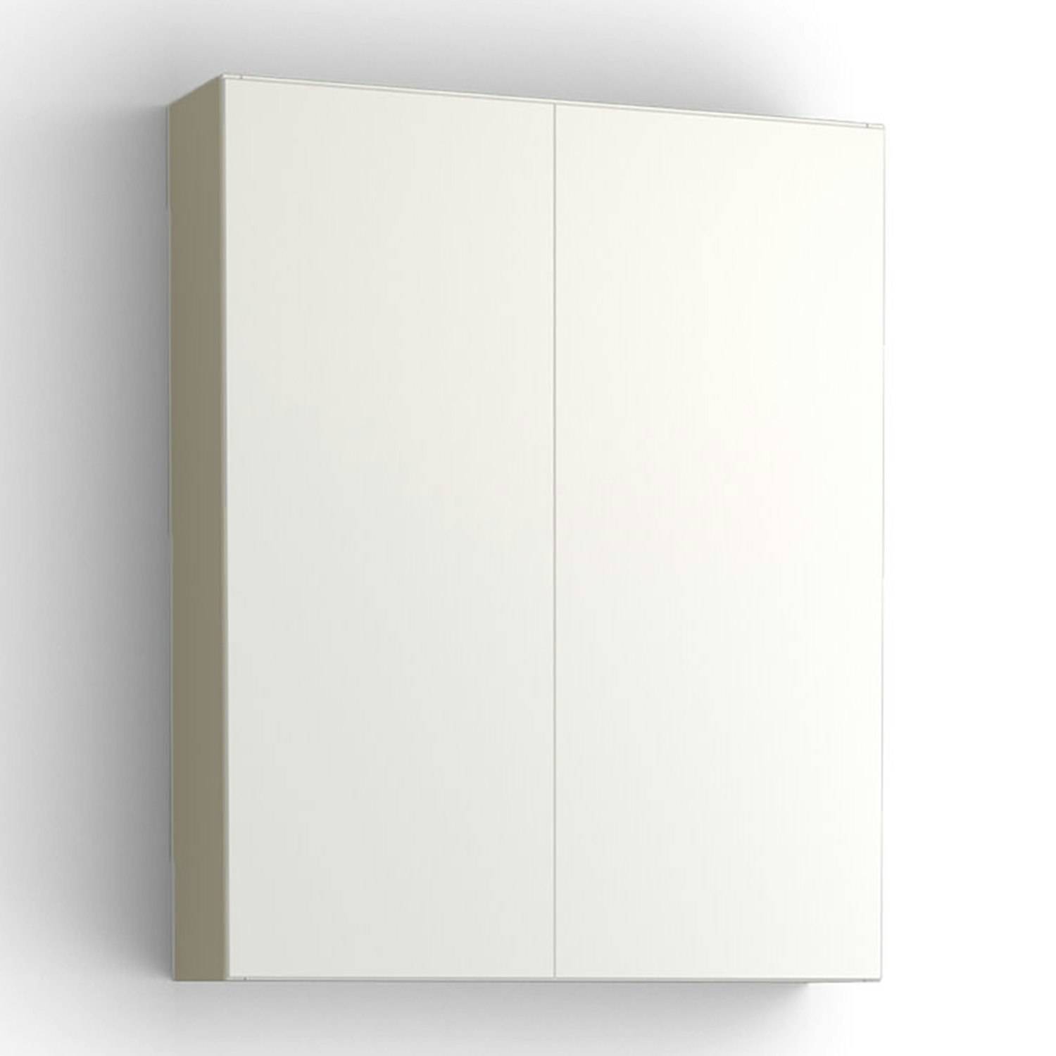 Spegelskåp Vedum Viken Färg: Beige, Höjd: 737 mm, Bredd: 600 mm, Lucka Utan Eluttag Hängning: Höger/Vänster