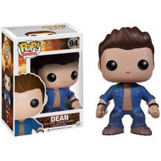Funko Dean Winchester Supernatural x TV Vinyl Figure 1PET Plastic Graphic Protector Bundle 03736 POP! & [#094 / - B]