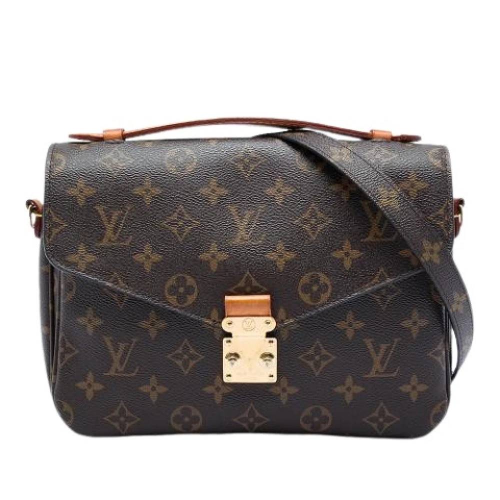 Louis Vuitton Vintage Pre-owned Pochette Metis - Vintage - Dame - Brun - ONE SIZE - Uld