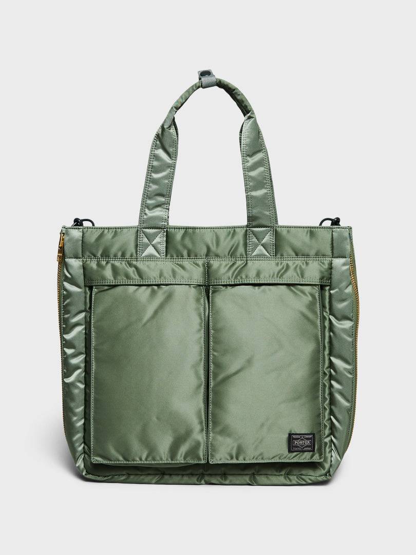 Tanker 2Way Tote Bag in Sage Green - one-size