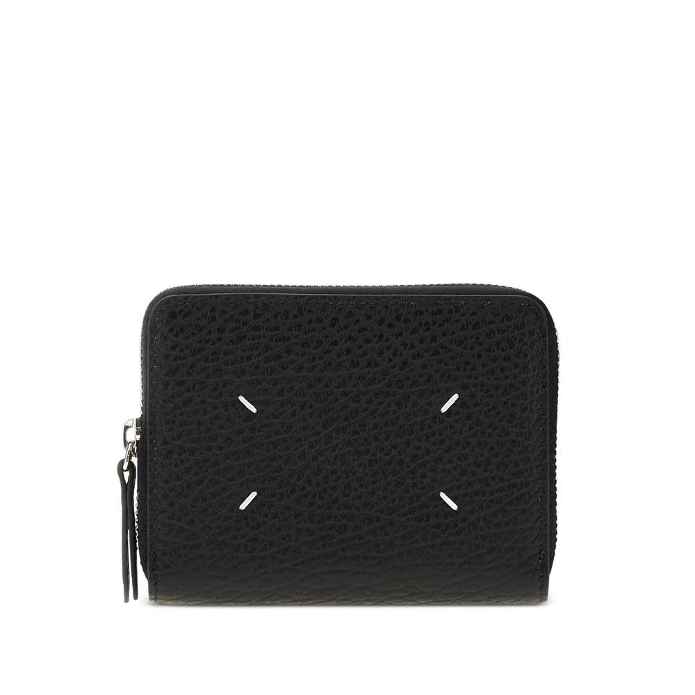 Maison Margiela Four Stitches Lynlås Pung - Accessories - Herre - Sort - ONE SIZE - Læder