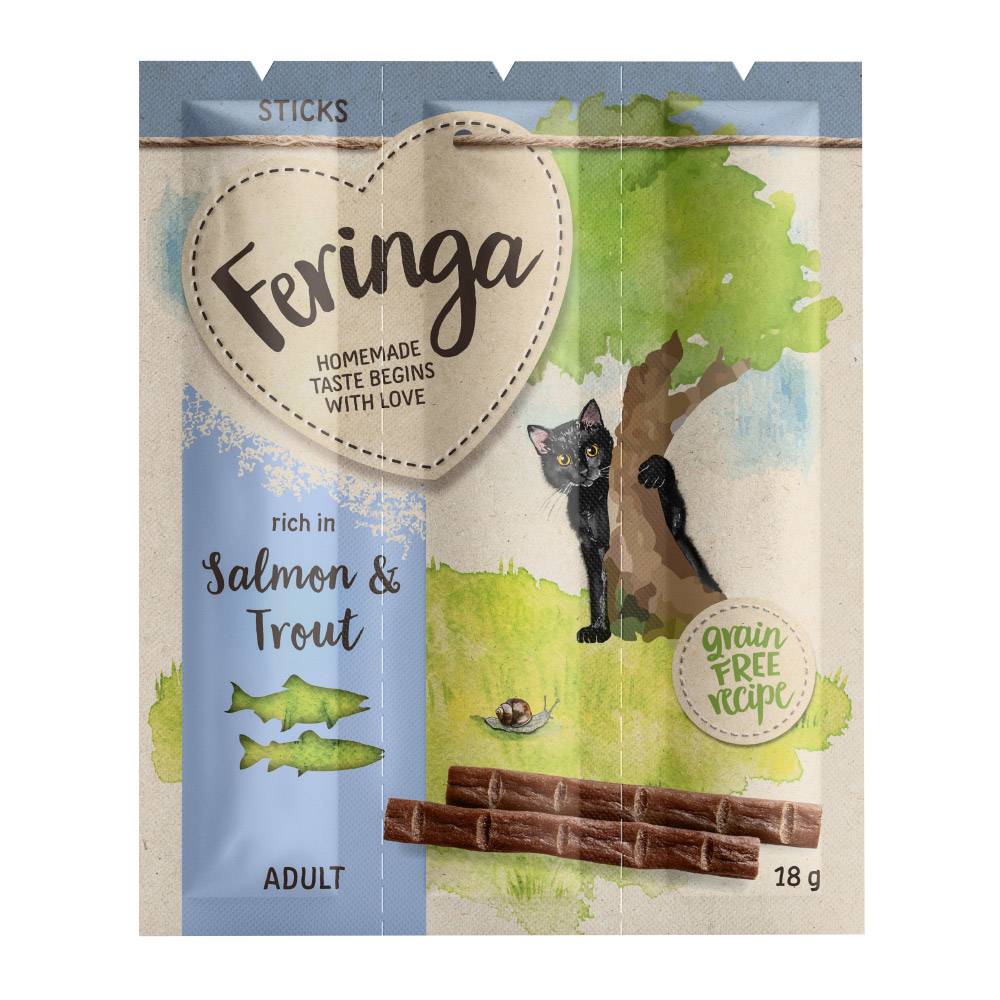 Feringa Sticks med lax & öring - 3 x 6 g