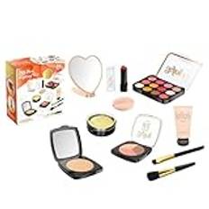 Kids Makeup Kit | Pretend Makeup Toy Sets For Girls | Safe Fake Makeup Kit For Pretend Play| Portable And Easy To Use | Entertaining And Creative Imaginative Play For Young Makeup Artists