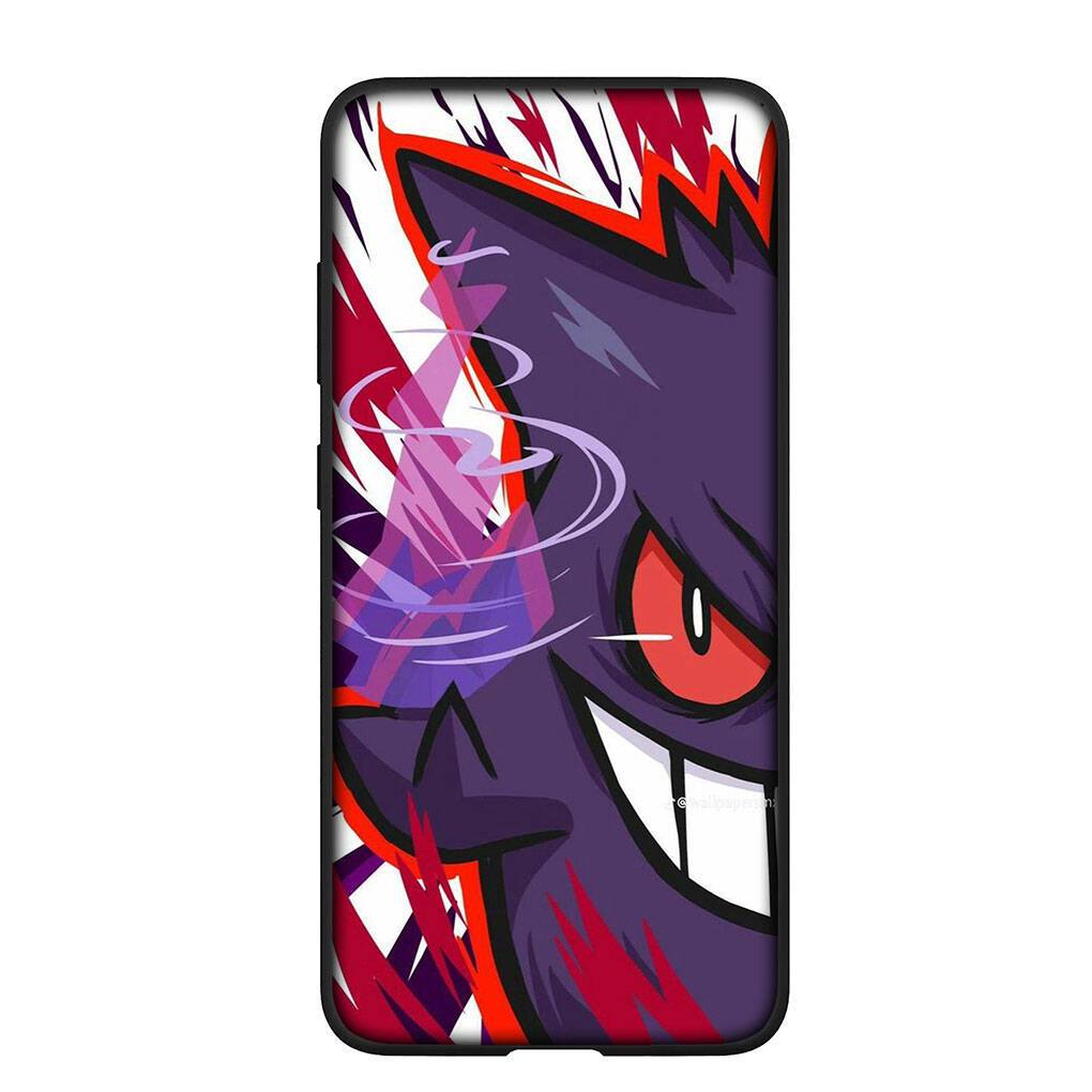 Phone Case for Samsung Galaxy S25 S23 S22 S24 Ultra FE Plus S9 A05 A06 A15 A16 A36 A37 A35 A54 A55 A56 A57 A25 A53 A17 Pokemon GO Gengar Pikachu Cover for Samsung Galaxy J5 Prime bolus