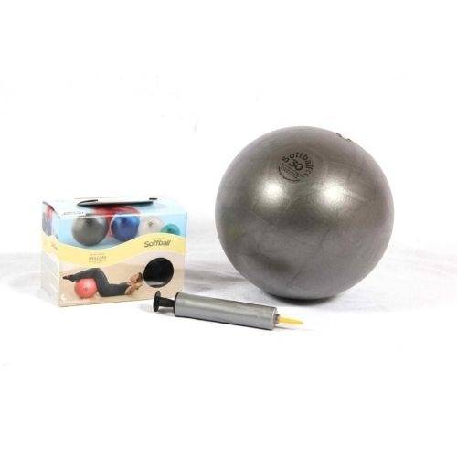 SoffBall Maxafe Pilatesbold 30 cm, Grå, inkl. håndpumpe