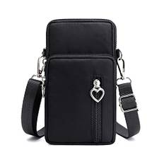 Handytasche zum Umhängen Damen Kleine Umhängetasche Handy Geldbörse Tasche Sport Armtasche für iPhone 14 13 Pro Max, Samsung Galaxy A14 A13 A04S S23 Ultra A54 A53, Xiaomi Redmi Note 12, Moto