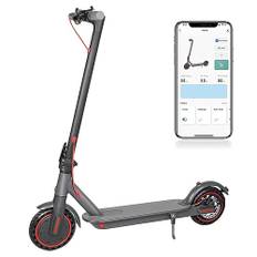 8,5 Zoll Elektroroller mit App-Funktion LED Display, Faltbarer e Roller 7,5 Ah Li-Ion Akku, 20-25 km Reichweite, Max. Belastung 120 kg, Elektroscooter für Erwachsene (Nein ABE)