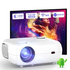 [Android OS] ThundeaL PG500 Full HD 1080P Projektor Bärbar WIFI Android Projektor 2K 4K Video Hemmabio Film Bio Stor Skä