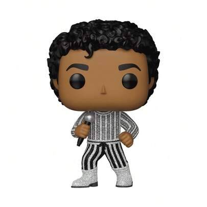FUNKO POP! Rocks: MJ - Rock With You (GL) - Luffy - Presentidé - Officiell merchandise - Videofans - Modellfigur för samlare och visning - Multifärgad (En-Storlek)