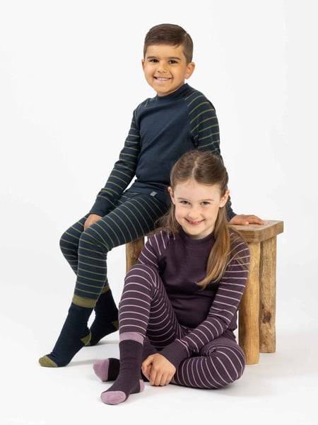 Saxby Merino Warm Set Kids - Lila (150)