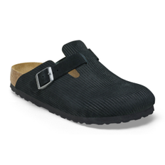 Birkenstock boston suede sort