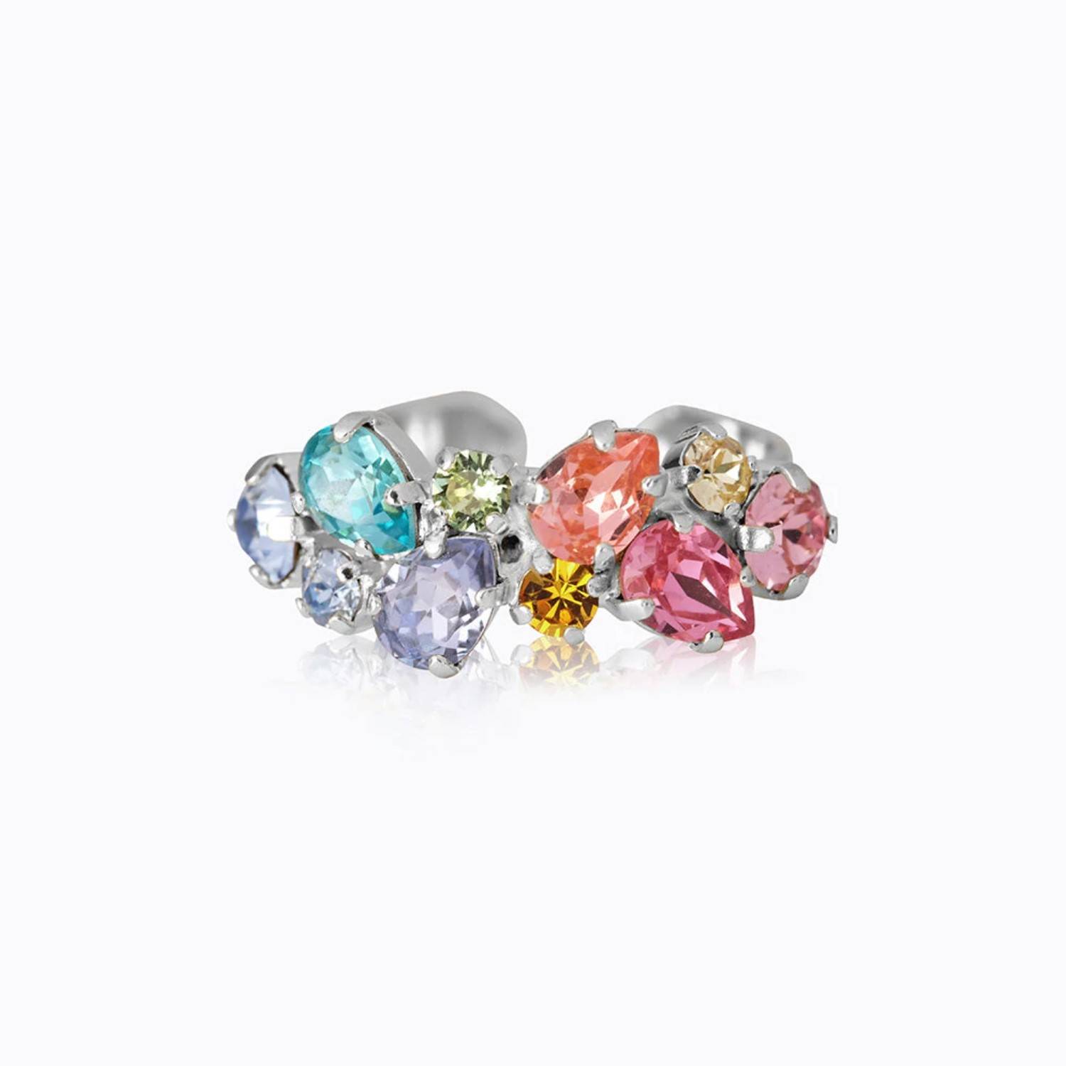 Caroline Svedbom Gabriella Ring / Rainbow Combo (Rhodium)