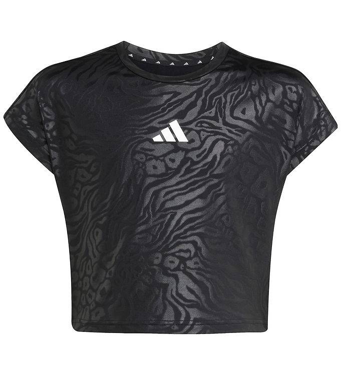 adidas Performance T-shirt - Beskuren - Svart/Vit - adidas Performance - 15 år (170) - T-shirt