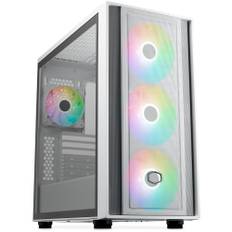 Cooler Master MasterBox 600 White Back Wiring Radiator Compatible with 4 ARGB Fans Mid Tower ATX PC Case White CS9004 Motherboard/420mm MB600-WGNN-S00