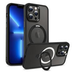 Hybridcover Magnetic Ring iPhone 13 Pro Max Sort