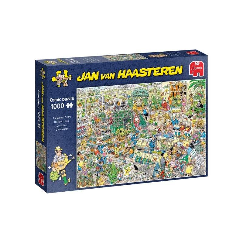 Pussel 1000 bitar, Jan van Haasteren Garden centre