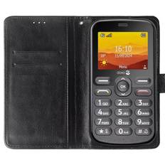 Wallet cover 2-kort Doro Leva L11 - Sort