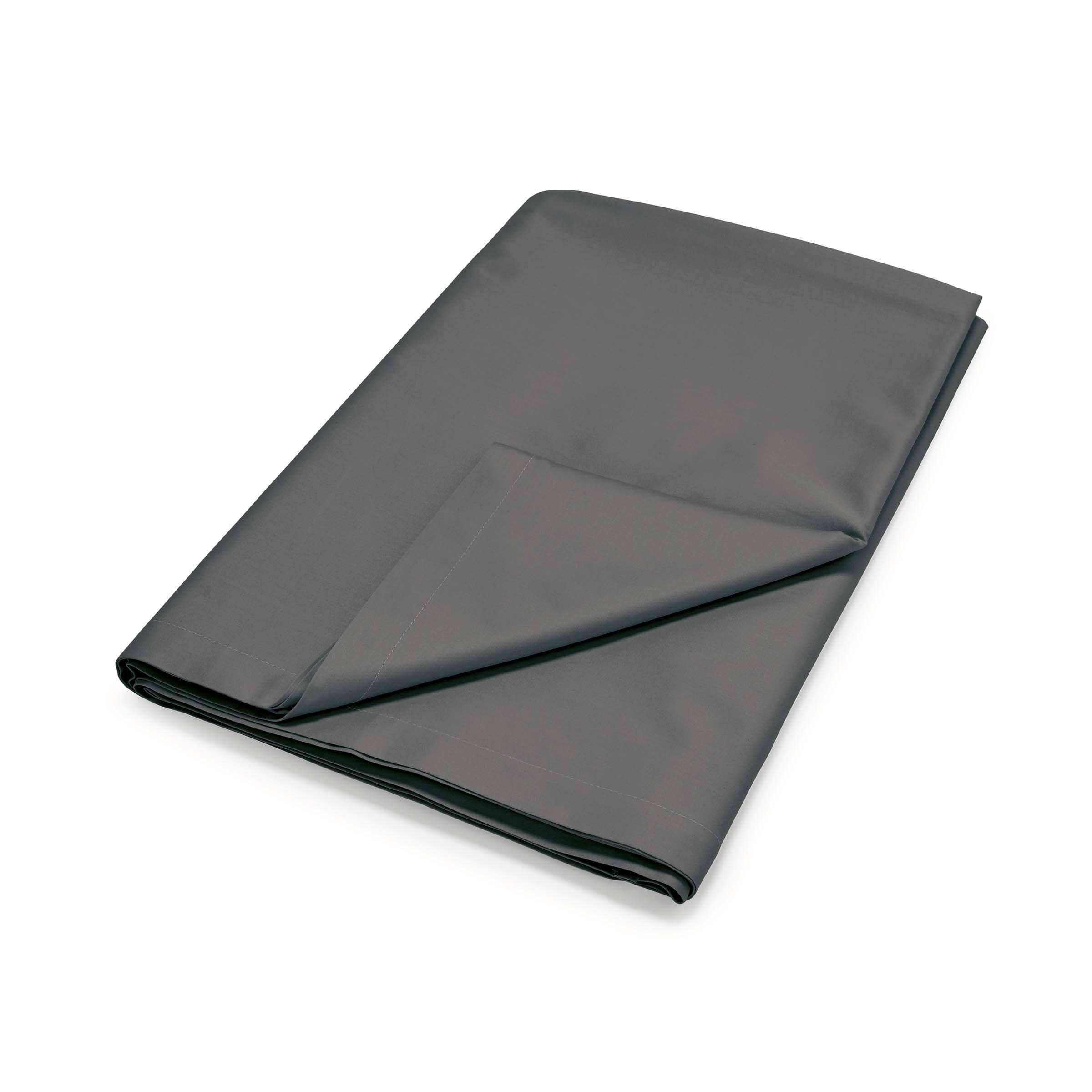 By Bedeck 500 Thread Count Plain Dye Kingsize Flat Sheet, Grey