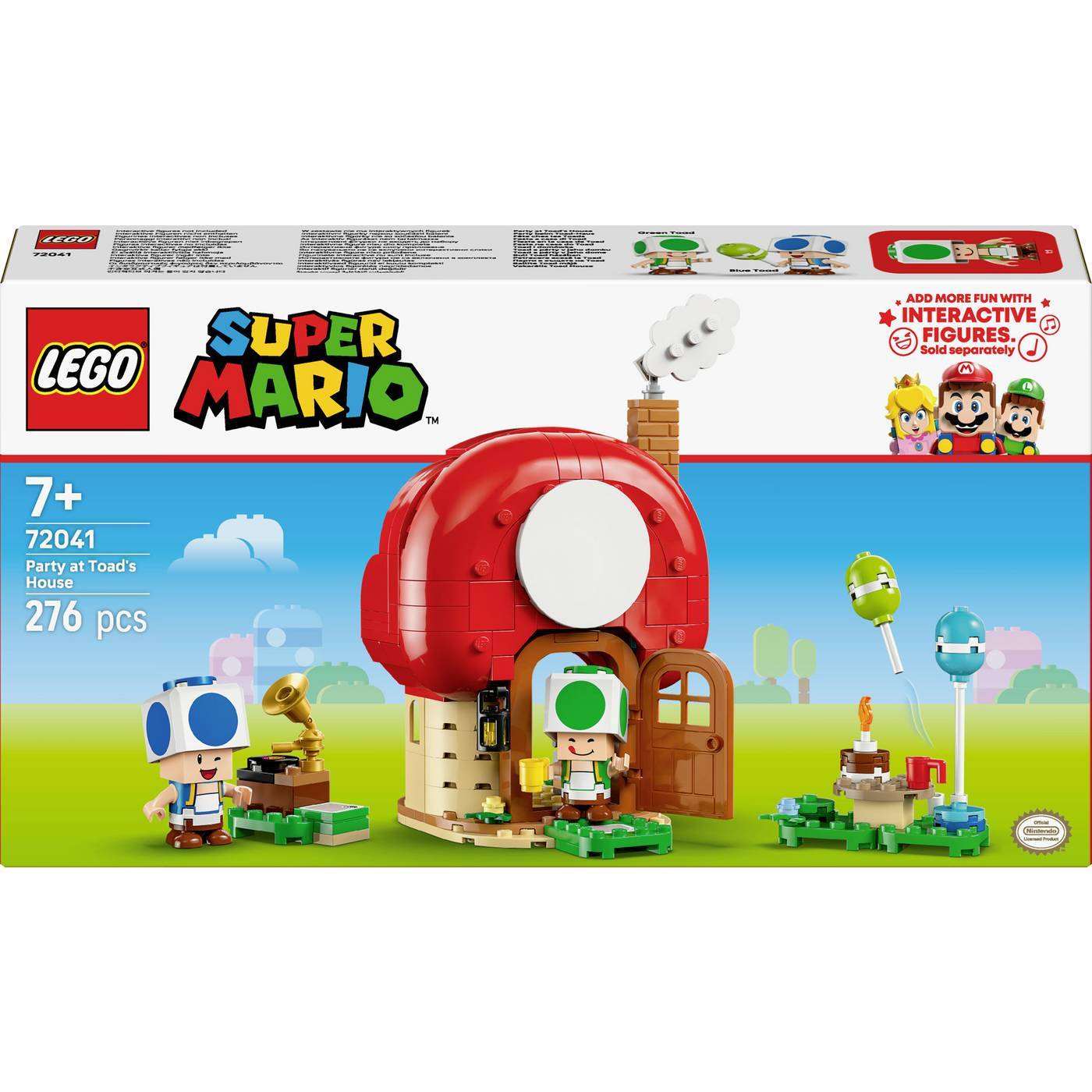 72041 LEGO® Super Mario™ Party för Toad-huset