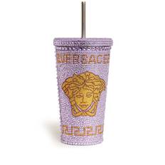 Versace - Medusa strassprydd resemugg - unisex - aluminium - one size - Lila