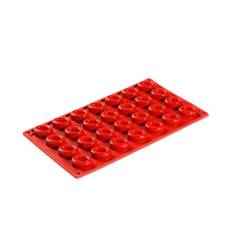 Silikonform FR074, liten oval savarin 28st - Pavoni