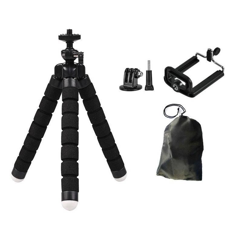 Stativ för Gopro Hero 12 11 10 9 8 7 Black MAX Flexible Mini Octopus Stativtillbehör för Go Pro 6 5 4 3 YI Eken SJCAM AKASO som visas färg