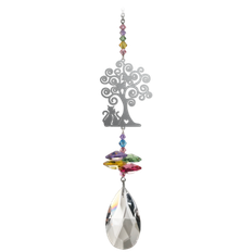 Katte under træ - Swarovski krystaller small - GodKarmaShop