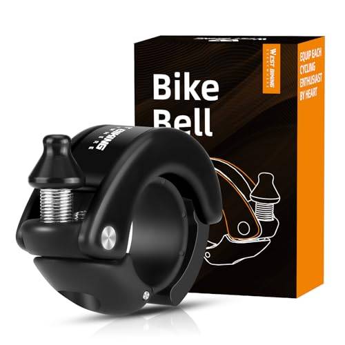 CYCLESPEED Cykelklocka 100 dB aluminiumlegering för mountainbike, vägcykel, MTB, E-cykel, barncykel 22,2 mm