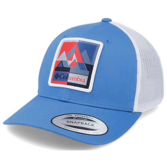 Columbia - Blå trucker Keps - Kids Youth™ Bright Indigo Blue/White Trucker @ Hatstore