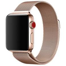 Apple Watch 4/5/6/SE 44 mm Milanese Urrem - rosa guld