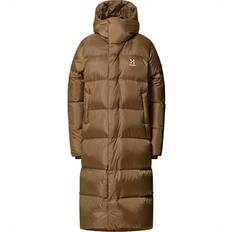 Haglöfs Long Down Parka Women - Teak Brown - Dunfrakke