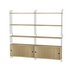 String Stringhylla vardagsrum ek & plex- Kombination C - Beige