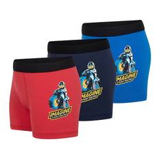 LEGO® Wear City Boxershorts - 3-pak - LwaGan - Blå/Rød - LEGO® Wear - 3-4 år (98-104) - Boxershorts