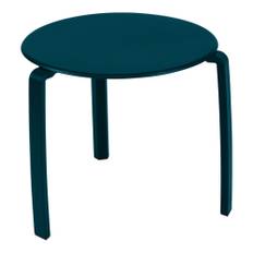 Fermob - Alize Low Table Acapulco Blue 21 - Småbord och sidobord utomhus - Pascal Mourgue - Blå - Metall