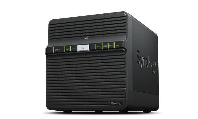 Disk Station DS423 - NAS server - 4 bays - SATA 6Gb/s - RAID RAID 0, 1, 5, 6, 10, JBOD - RAM 2 GB - Gigabit Ethernet - iSCSI support