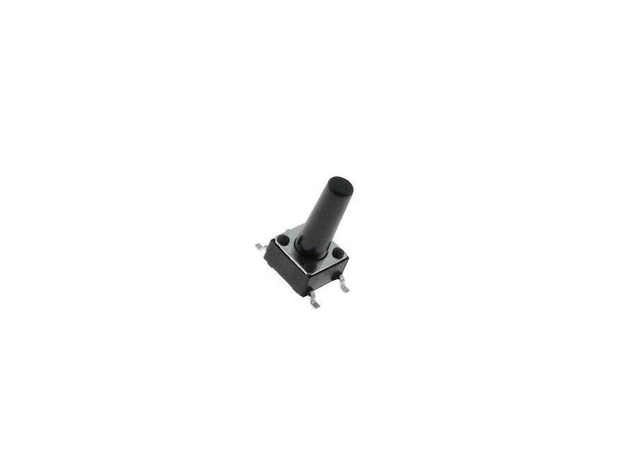 TACT mikrotrykkontakt - 6x6mm, H=13mm (SMD)
