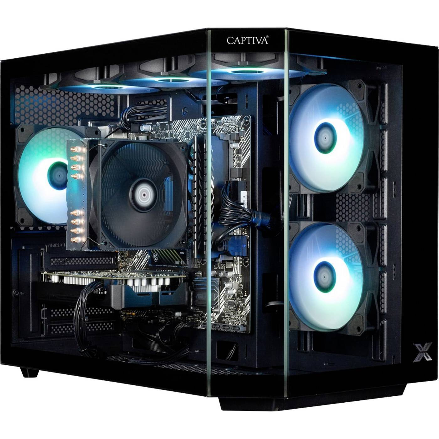 Captiva Gamer-PC Advanced Gaming I92-508 2.5 cm (1 tum) Intel® Core™ i5 i5-14400F 16 GB RAM 500 GB SSD Nvidia GeForce® RTX™ 5060 8 GB GDDR7 92508