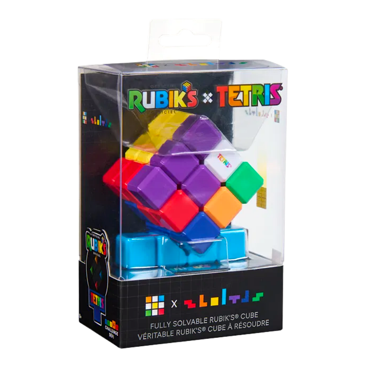 Rubik's Tetris Cube Tetrimino Matching Brain Teaser Puzzle