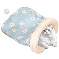 Cat Sleeping, Winter Bed, Cozy Bed, Cat Hideaway, Snuggle Sack,Pet Bed, Winter Shelter, Cushion Pad, Bed Mat, Calming Bed Comfortable Cat Hideaways, Pet Supplies For Kittens And Puppies For Winter