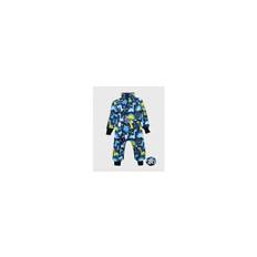 Waterproof Softshell Overall Comfy Ultramarine Dino Drawings Bodysuit